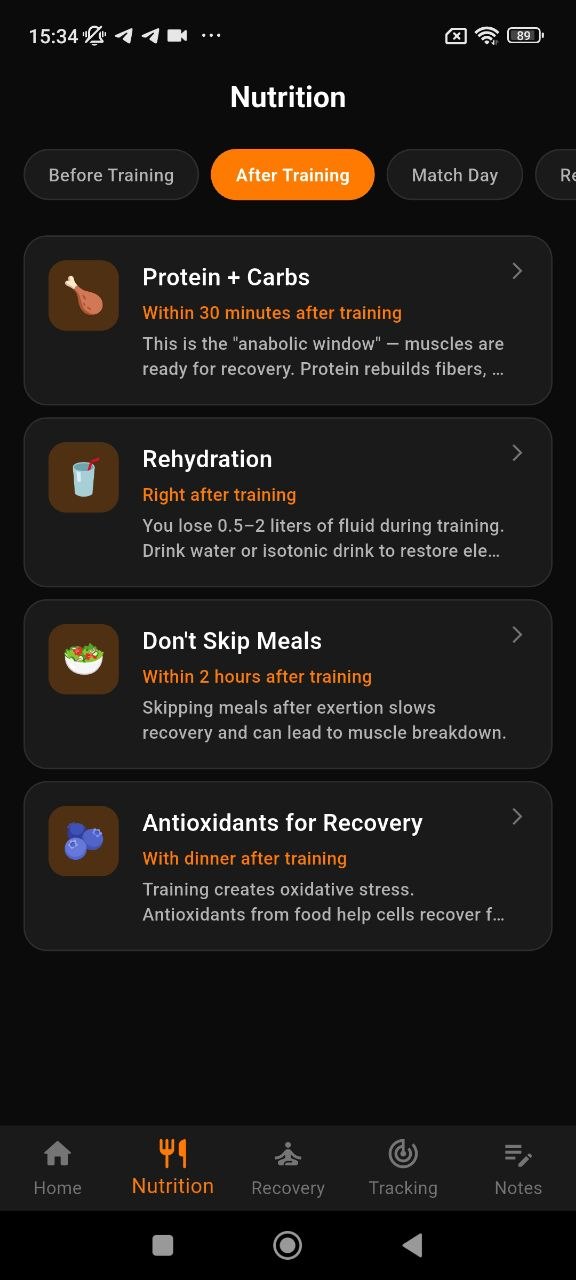 Nutrition screen
